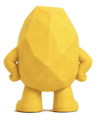 Nibs seen from behind